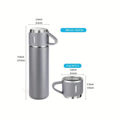17oz Stainless Steel Water Bottle, Vacuum Insulated, Perfect Gift