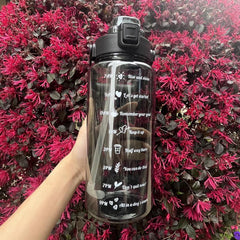 Modern Sports Water Bottle with Straw