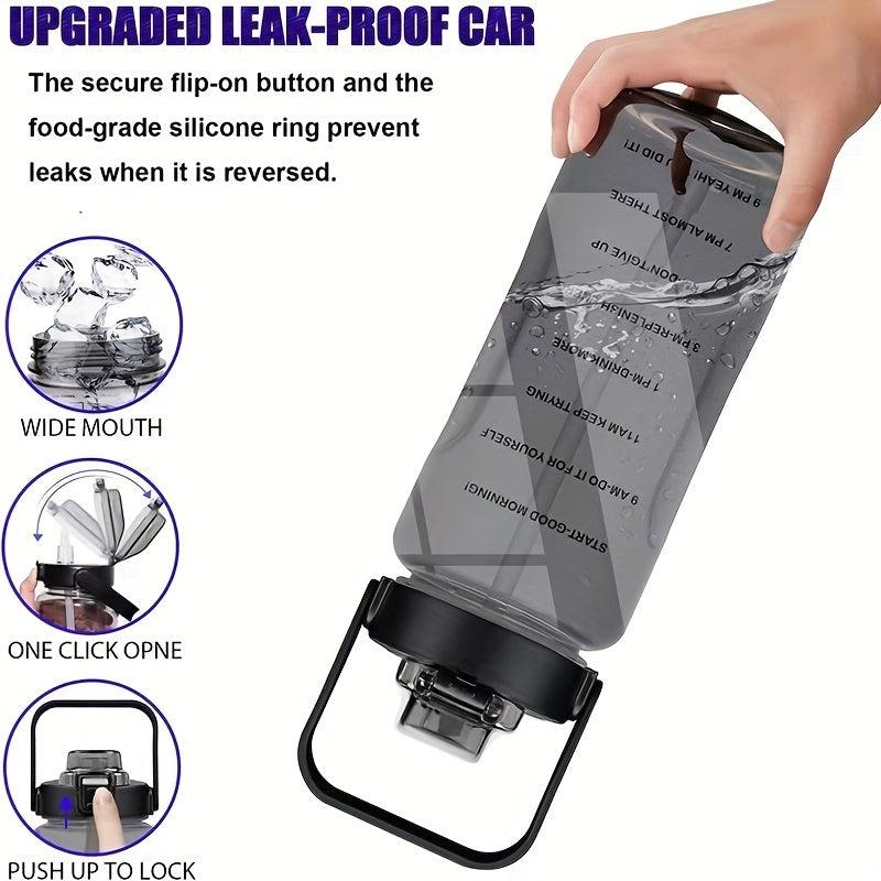 Modern Sports Water Bottle with Straw