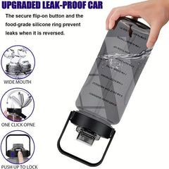Modern Sports Water Bottle with Straw