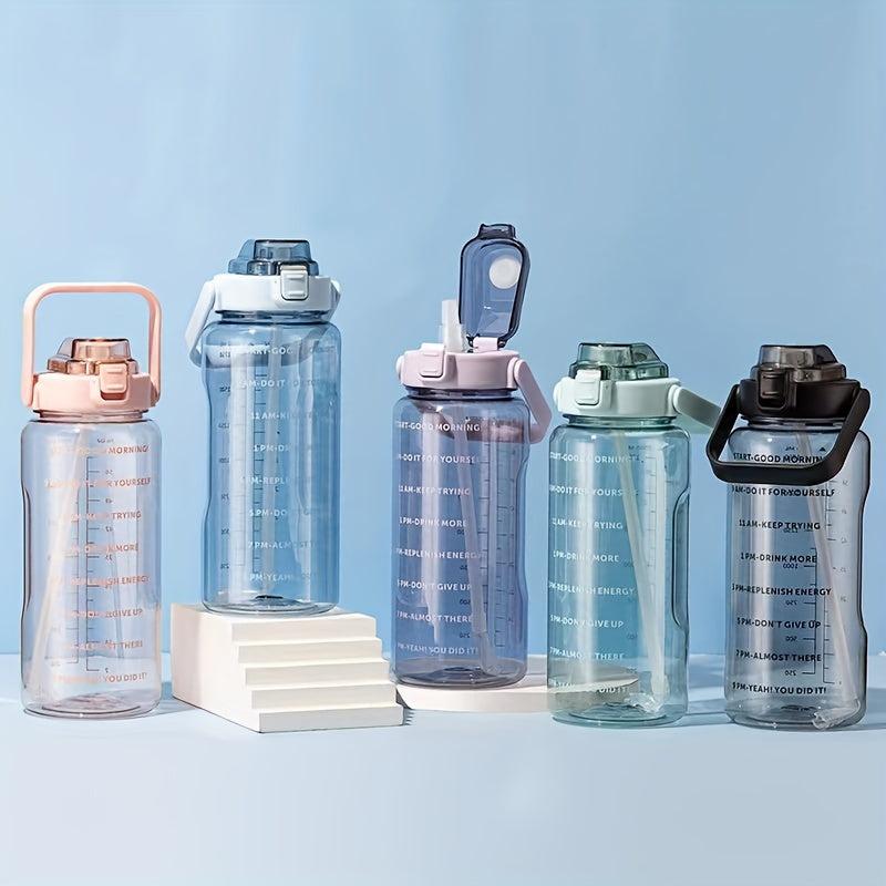 Modern Sports Water Bottle with Straw