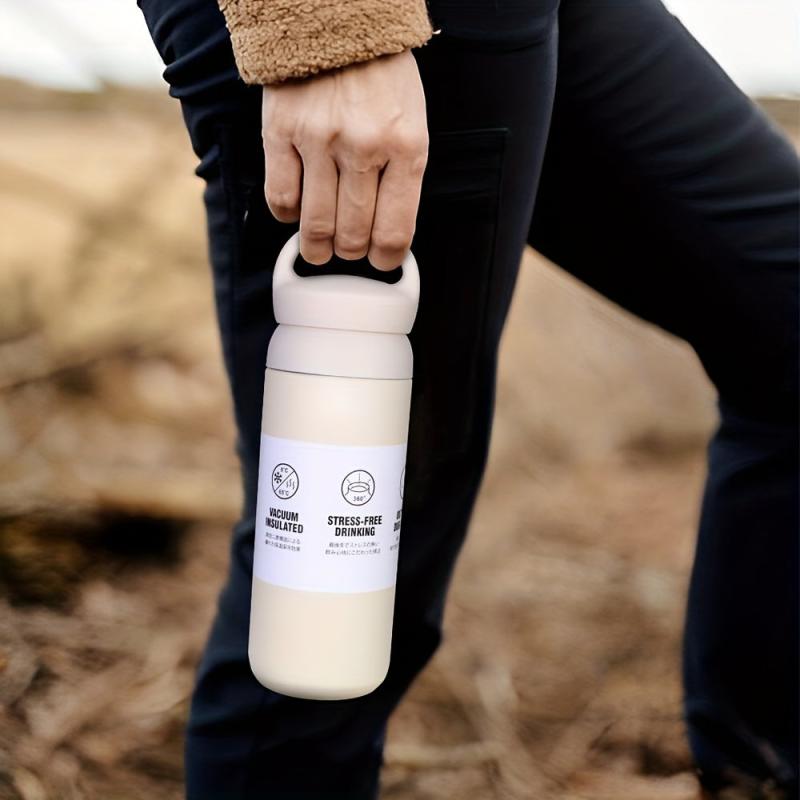 Watersy Vacuum Coffee Cup 12oz 350ML Reusable Leakproof Double Layers Vacuum Cup