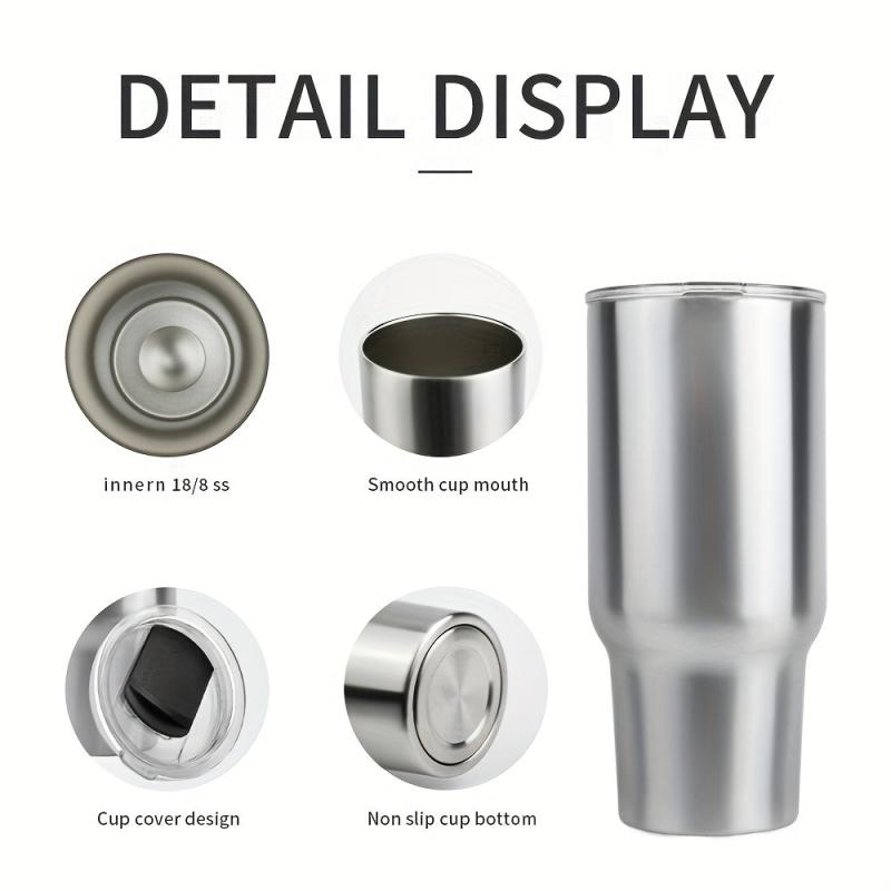 Watersy 24oz Tumbler Insulated Stainless Steel Tumblers With Lid