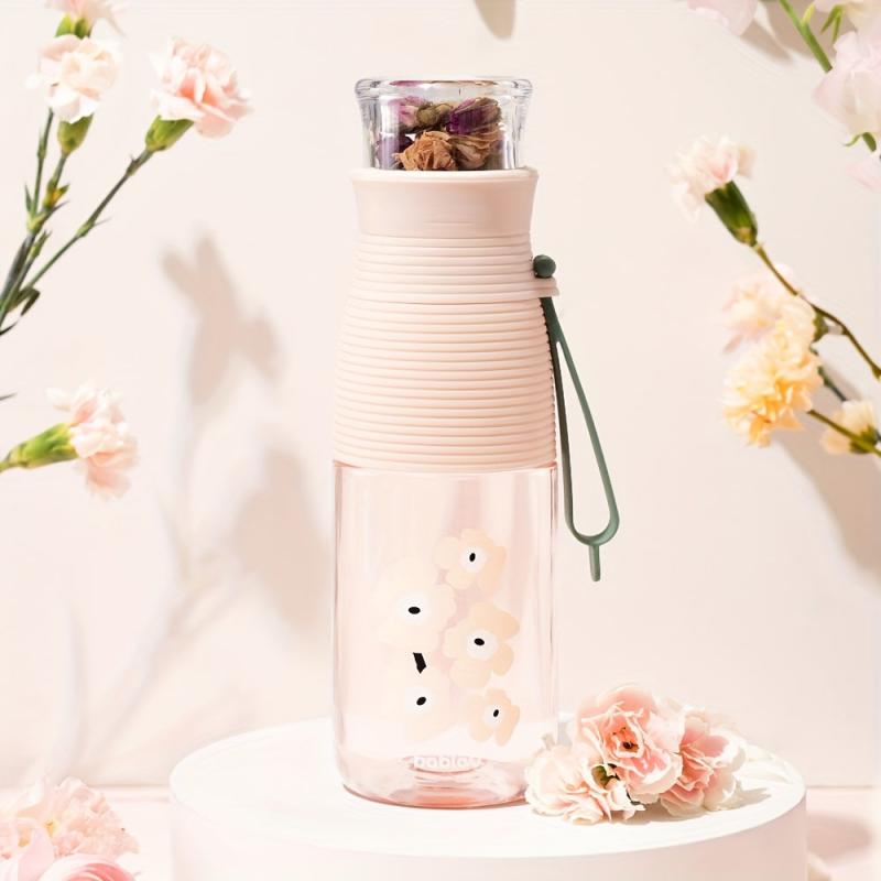 17oz Portable Water Bottle with Tea Infuser BPA Leak Proof Tea Storage Cup