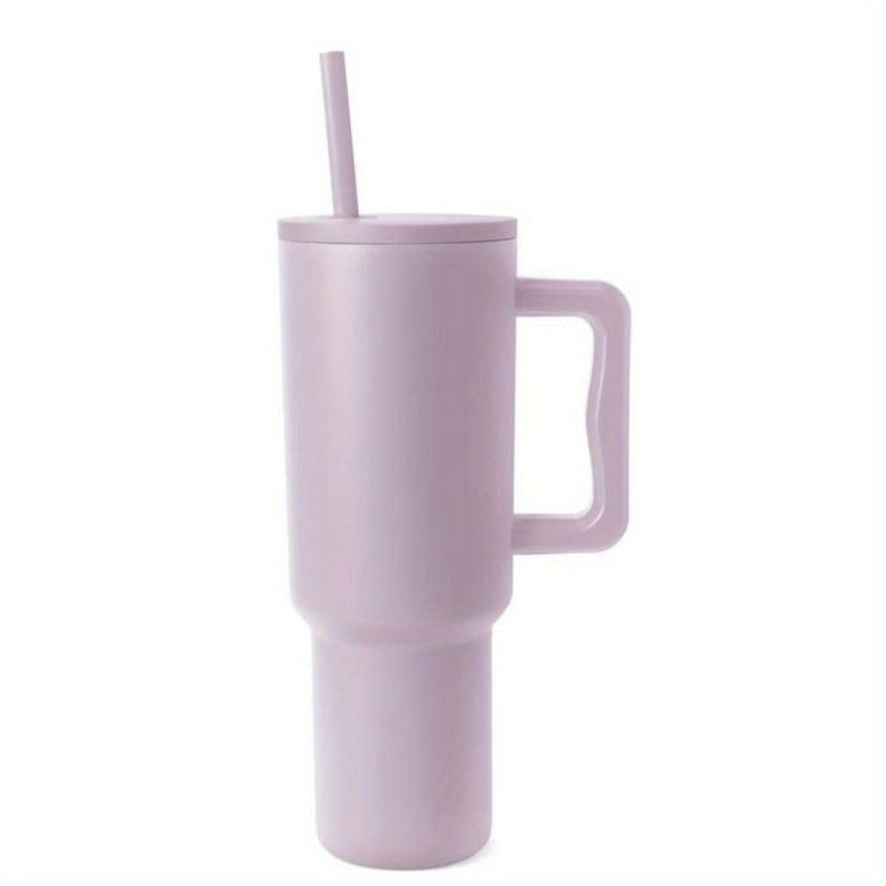 40oz Tumbler Handle & Straw Lid Insulated Cup Stainless Steel Travel Mug