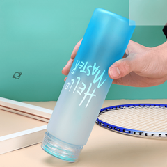 500ml Frosted Plastic Sports Water Bottle - Portable and Durable