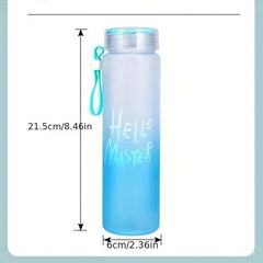 500ml Frosted Plastic Sports Water Bottle - Portable and Durable