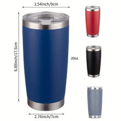 Insulated Coffee Tumbler 500ml Stainless Steel Water Cup