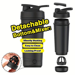Classic Protein Shaker Bottle 27oz Stainless Steel Gym Bottle