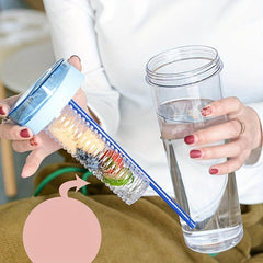 Sports Water Bottle Leak Proof with Straw 1pc