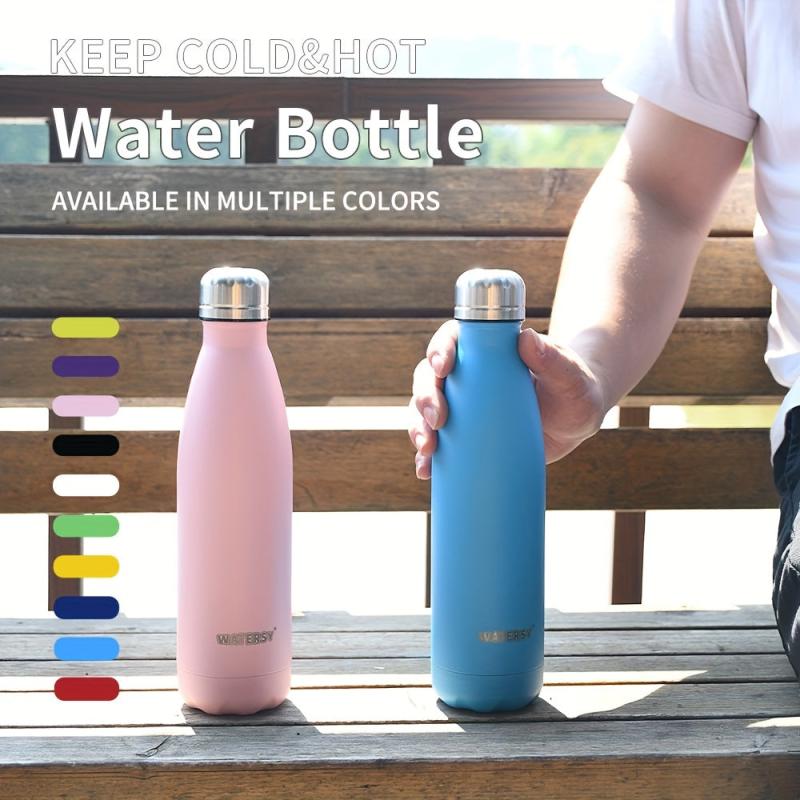 Watersy Insulated Water Bottle 17Oz Stainless Steel Vacuum Thermo Flask