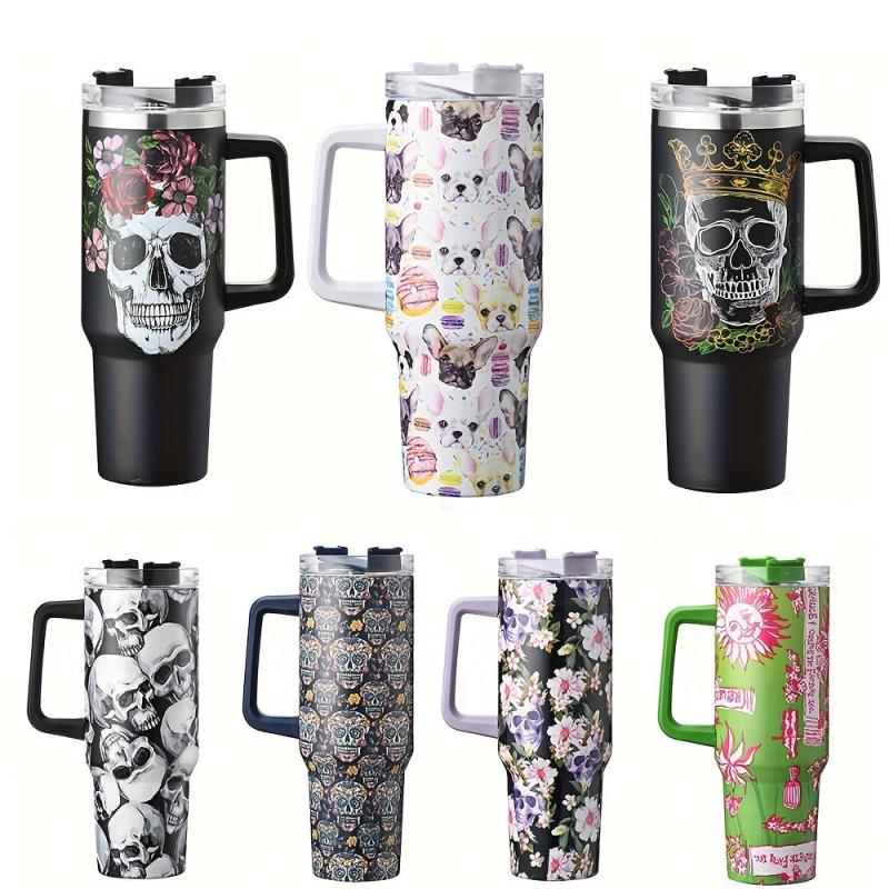 40oz Punk Tumbler Horror Skull Car Cups