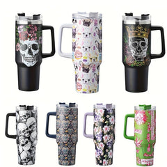 40oz Punk Tumbler Horror Skull Car Cups