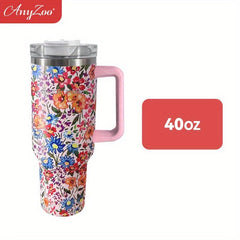 40 oz Stainless Steel Insulated Water Bottle - Leakproof Double Wall Design