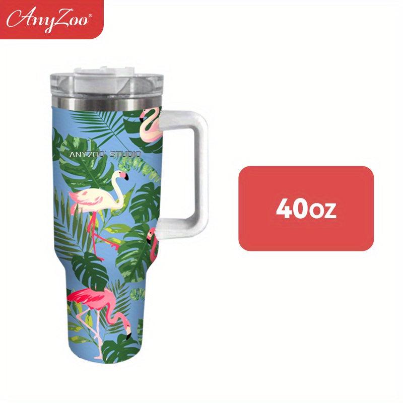 40 oz Stainless Steel Insulated Water Bottle - Leakproof Double Wall Design