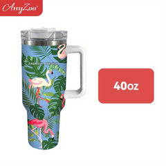 40 oz Stainless Steel Insulated Water Bottle - Leakproof Double Wall Design