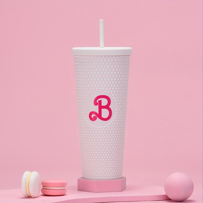 Holographic Studded Tumbler Plastic Water Bottle Travel Cold Cup Collection 24