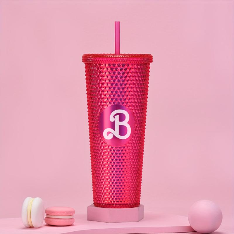 Holographic Studded Tumbler Plastic Water Bottle Travel Cold Cup Collection 24