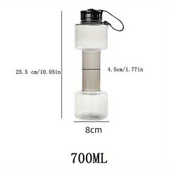 700ml Dumbbell Water Bottle for Sports and Fitness
