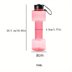 700ml Dumbbell Water Bottle for Sports and Fitness