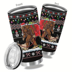 20oz Christmas Stainless Steel Tumbler Double Wall Vacuum Insulated Travel Mug