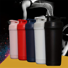 Stainless Steel Shaker Bottle Insulated 27oz 770ml Powder Shaker Bottle