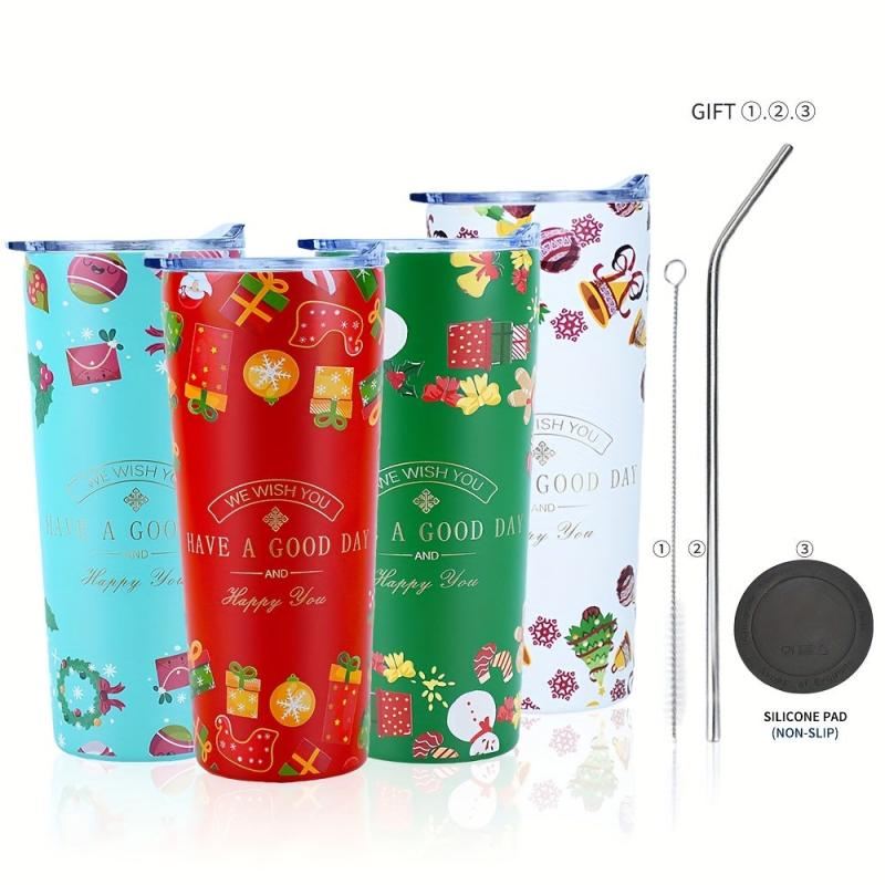 Watersy 22oz Stainless Steel Tumbler Vacuum Insulated Coffee Cup
