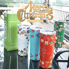 Watersy 22oz Stainless Steel Tumbler Vacuum Insulated Coffee Cup