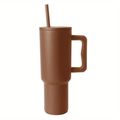 40oz Reusable Vacuum Tumbler Stainless Steel Cup with Straw