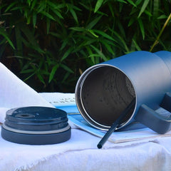 40oz Reusable Vacuum Tumbler Stainless Steel Cup with Straw