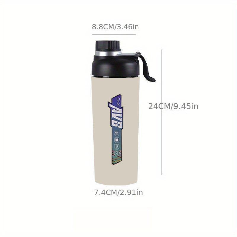 22oz Ceramic Thermal Sports Water Bottle Insulated for Hot/Cold Drinks