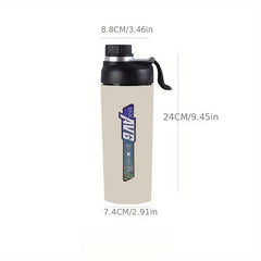 22oz Ceramic Thermal Sports Water Bottle Insulated for Hot/Cold Drinks