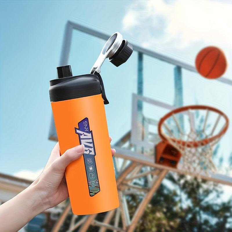 22oz Ceramic Thermal Sports Water Bottle Insulated for Hot/Cold Drinks