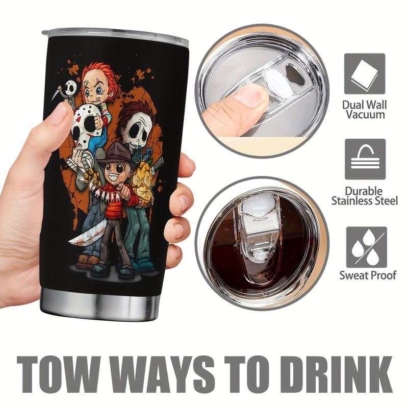 20oz Halloween Stainless Steel Tumbler Insulated Travel Mug