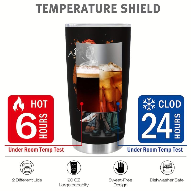 20oz Halloween Stainless Steel Tumbler Insulated Travel Mug