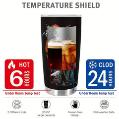 20oz Halloween Stainless Steel Tumbler Insulated Travel Mug