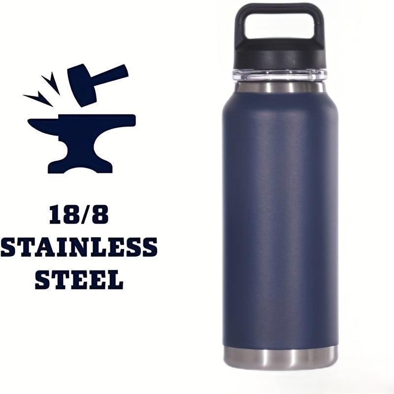 Stainless Steel Insulated Water Bottle 36oz - Thermal Cup for Hot & Cold Drinks