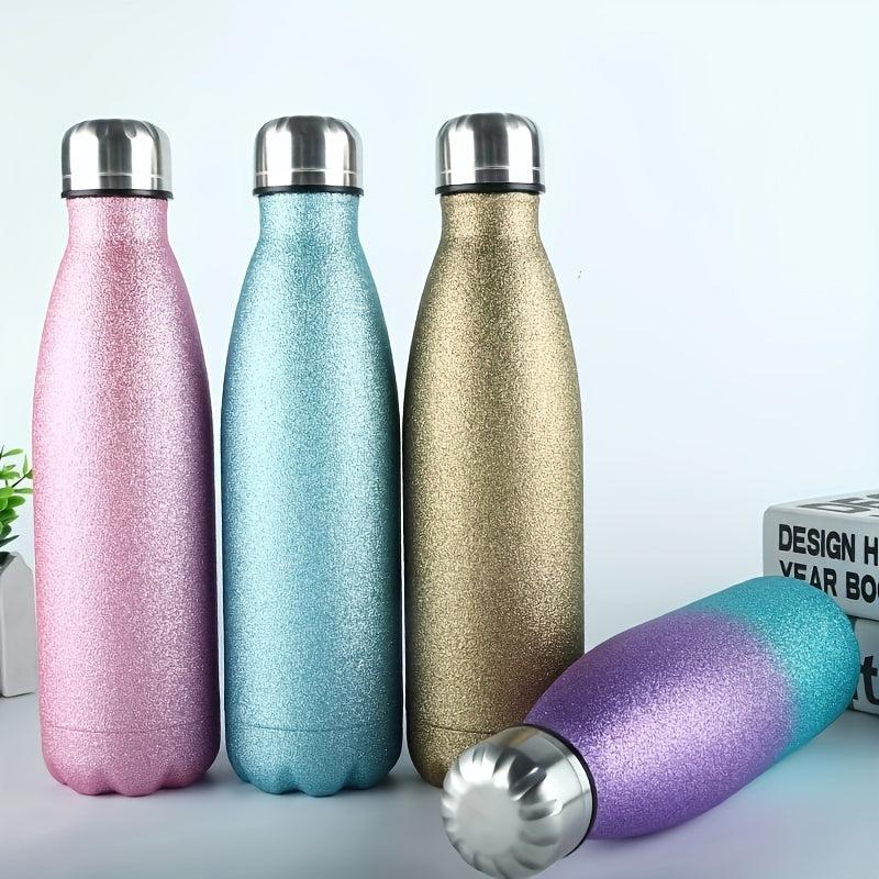 Glitter Vacuum Flask Stainless Steel Insulated Water Bottle