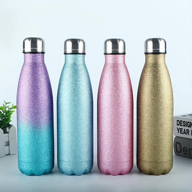 Glitter Vacuum Flask Stainless Steel Insulated Water Bottle