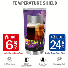 20oz Halloween Stainless Steel Tumbler Vacuum Insulated Travel Mug