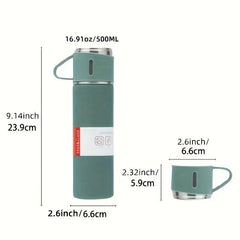 500ml Stainless Steel Vacuum Cup With Lid