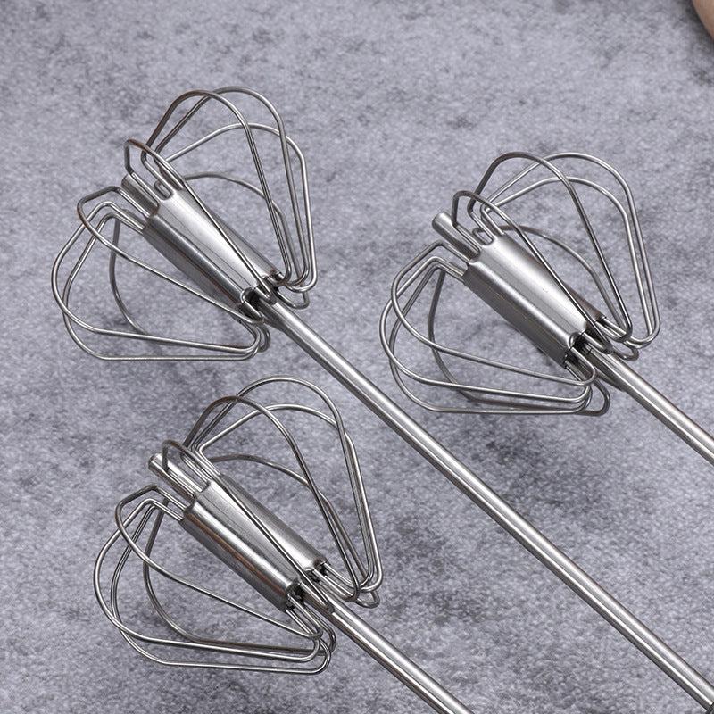 Stainless Steel Hand Push Whisk Egg Beater Egg Blender