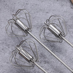 Stainless Steel Hand Push Whisk Egg Beater Egg Blender