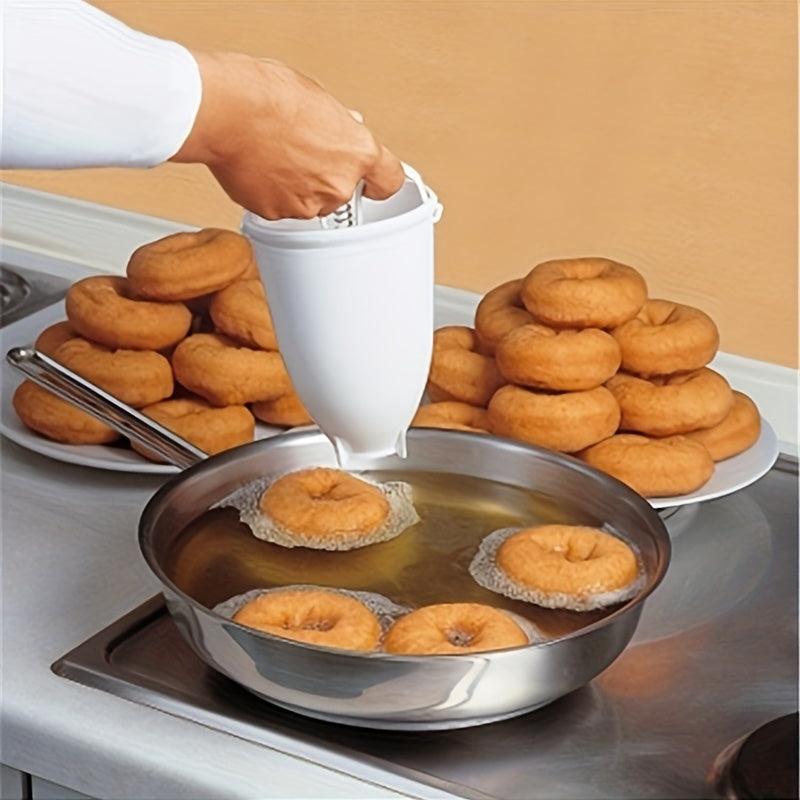 Donut Maker Cake Baking Mold Cookie Printing Mold Light Donut Making Artifact