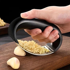 Stainless Steel Garlic Press Mincer Crusher Kitchen Gadget