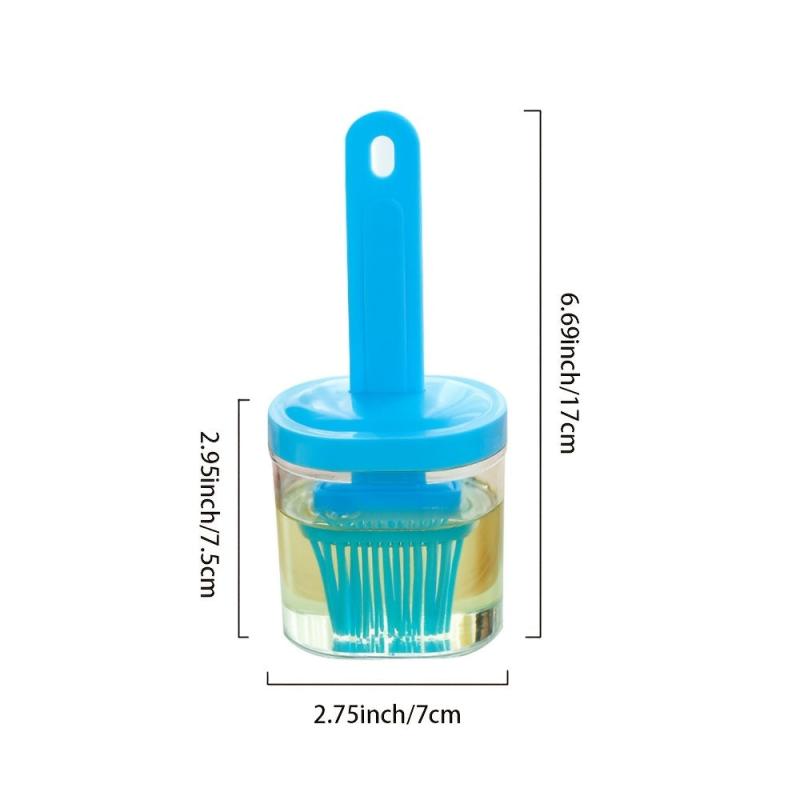 Heat Resistant Basting Brush Bottle for Grilling Meat Sausage Desserts