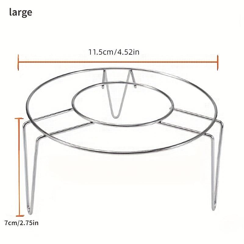 1pc Pot Rack Triangular Steaming Rack Household Kitchen Steaming Rack