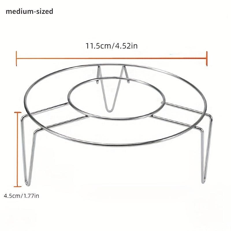 1pc Pot Rack Triangular Steaming Rack Household Kitchen Steaming Rack
