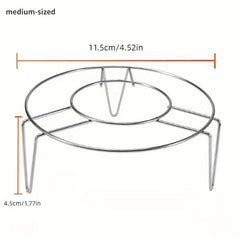 1pc Pot Rack Triangular Steaming Rack Household Kitchen Steaming Rack