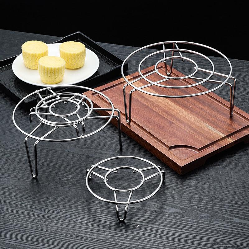 1pc Pot Rack Triangular Steaming Rack Household Kitchen Steaming Rack
